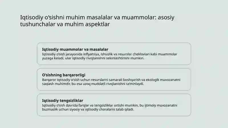 Iqtisodiy o‘sish tushunchasi 4