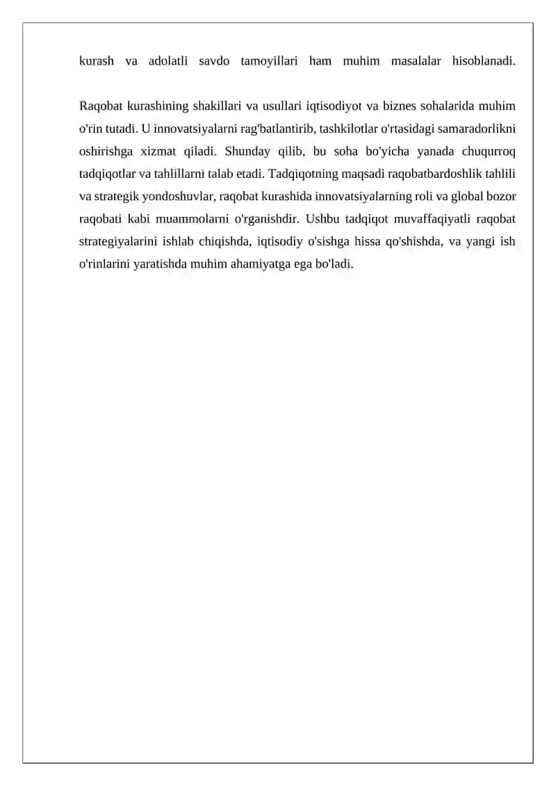 Raqobat kurashining shakillari va usullari 4