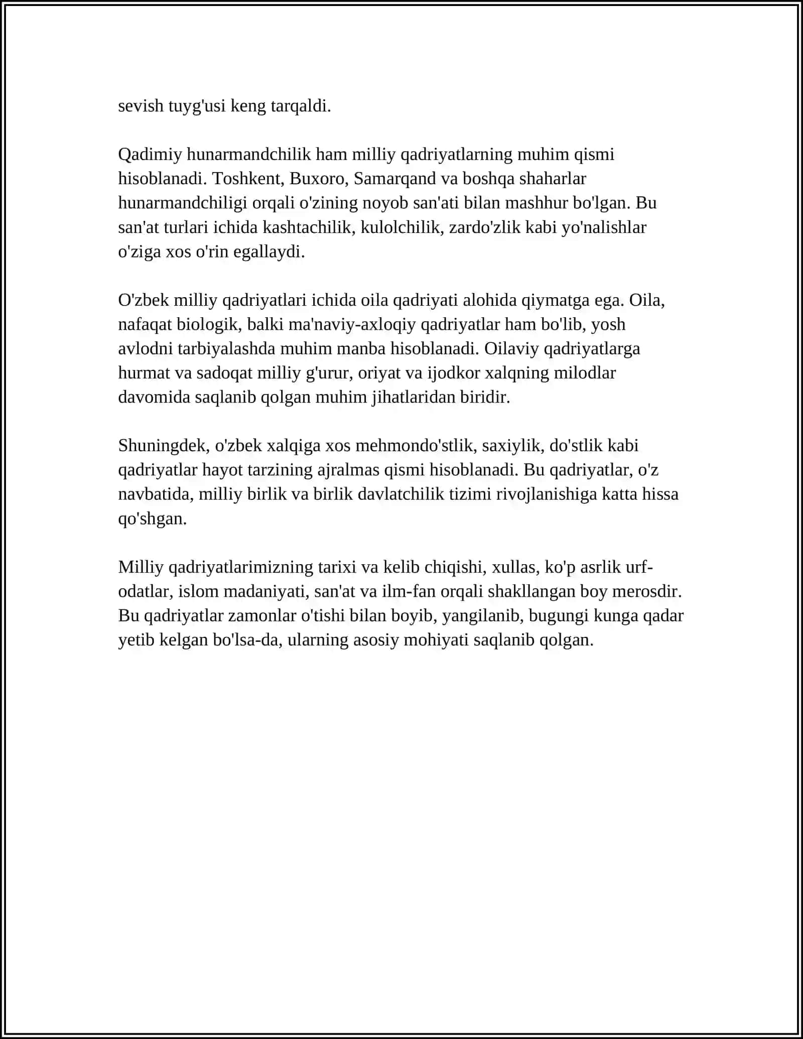 Milliy qadriyatlarimizning tarixi va kelib chiqishi 4