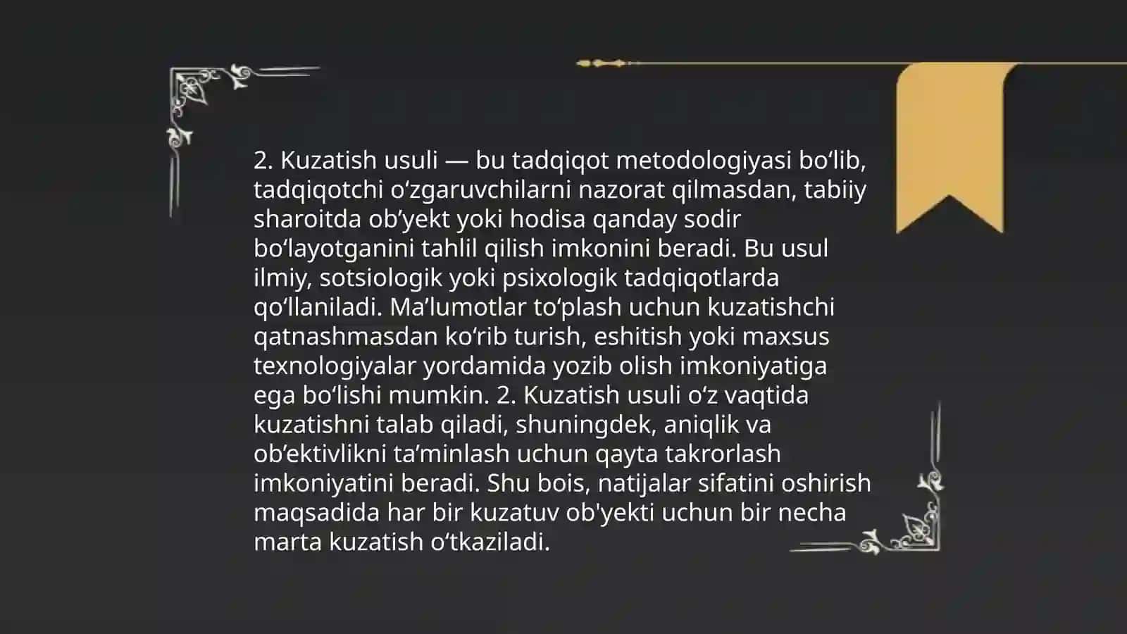 Xozirgi zamon pisixologiyasining tadqiqot metodlar 4