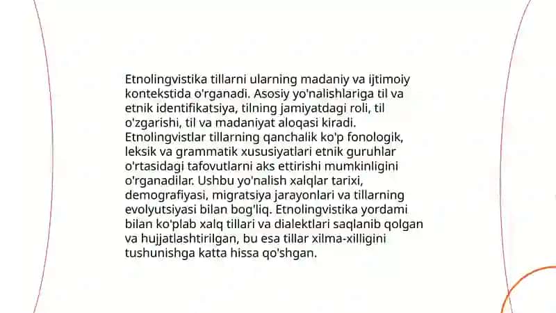 Tilshunoslikning zamonaviy yo'nalishi 4