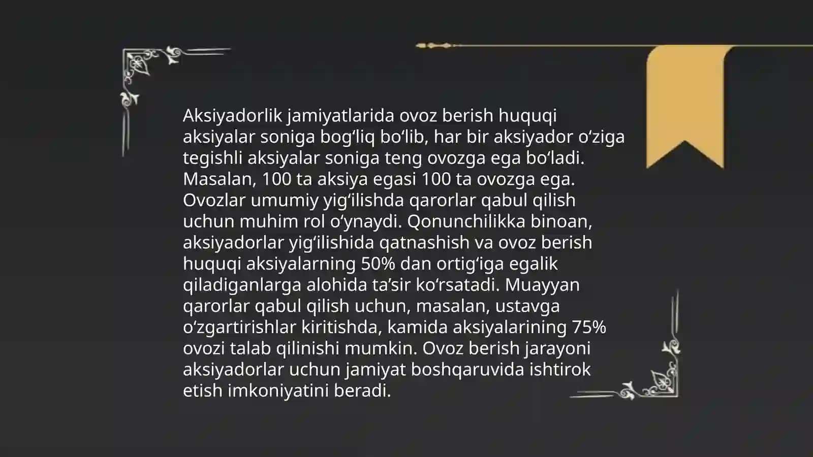 Aksiyadorlar huquqi 4