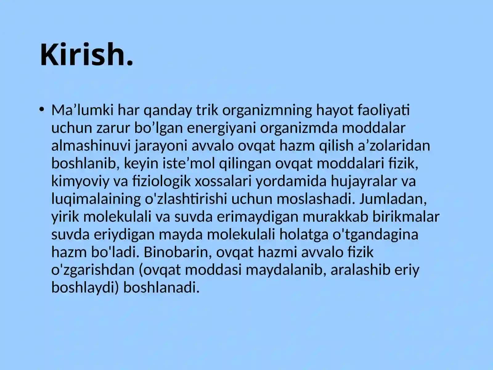 Biologiya yoʻnalishi talabasi 4