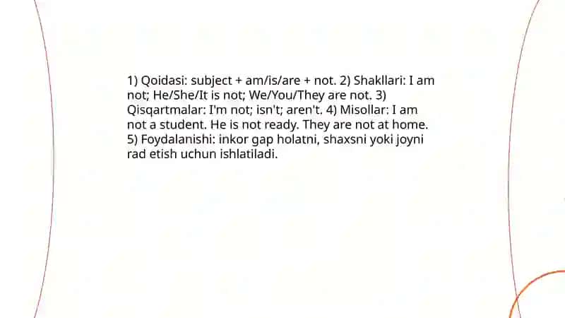 To be and Present Simple 4