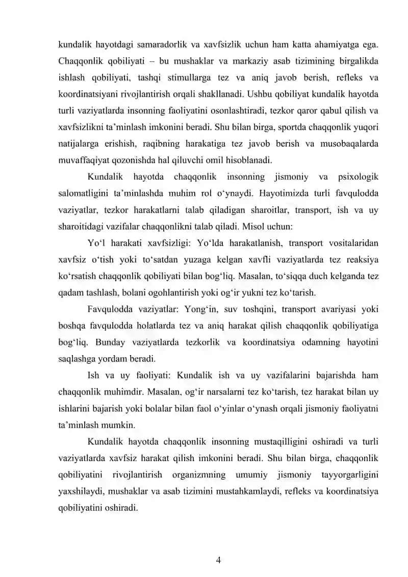 CHAQQONLIK QOBILIYATINI TARBIYALASH 4