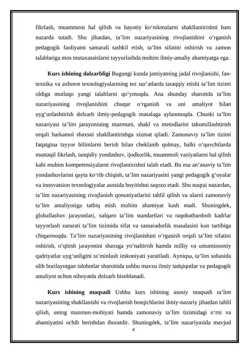 Taʼlim nazariyasi rivojlanishi 4