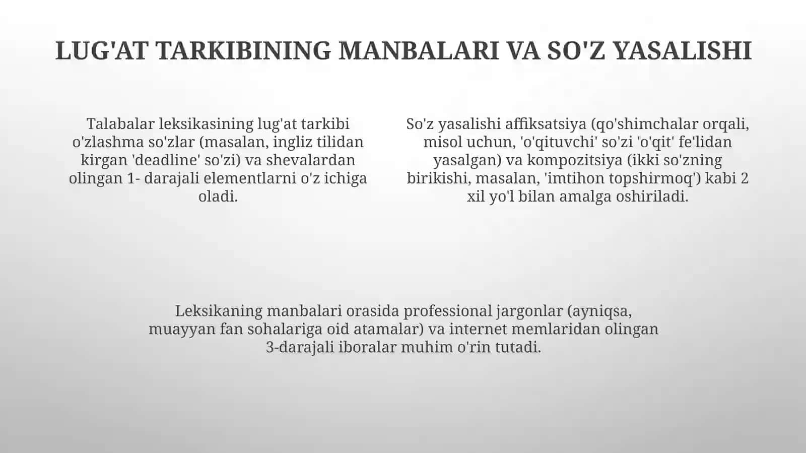 talabalar leksikasi 4