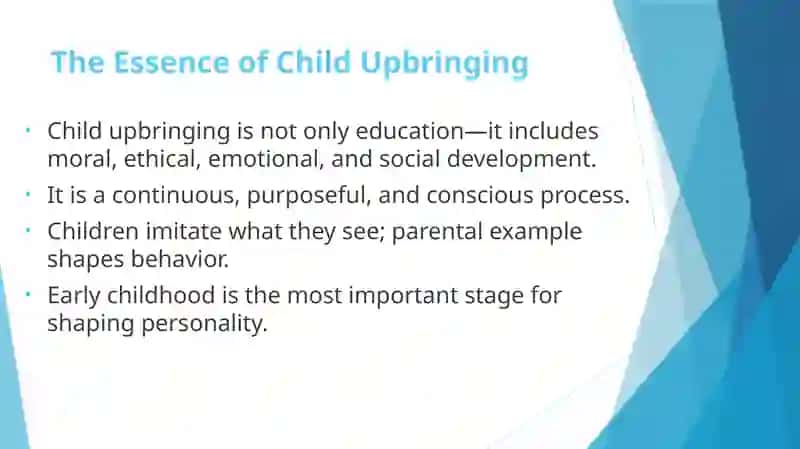 Family values, child upbringing and family traditions 4