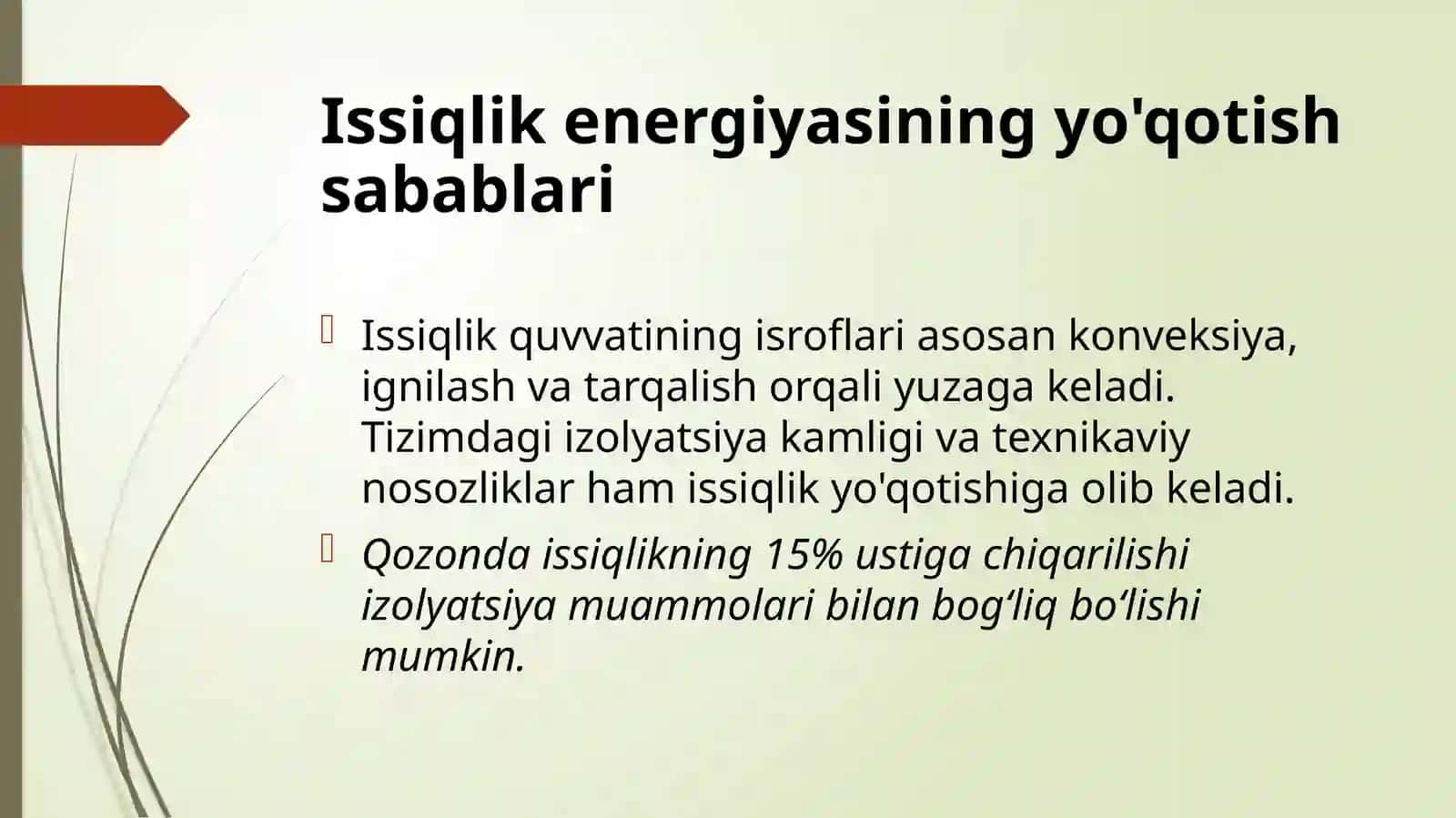 Issiqlikquvvatiningisroflarinihisoblash 4