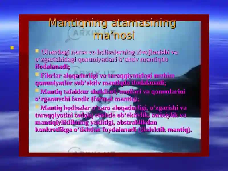 Mantiq-bilish nazariyasi 4