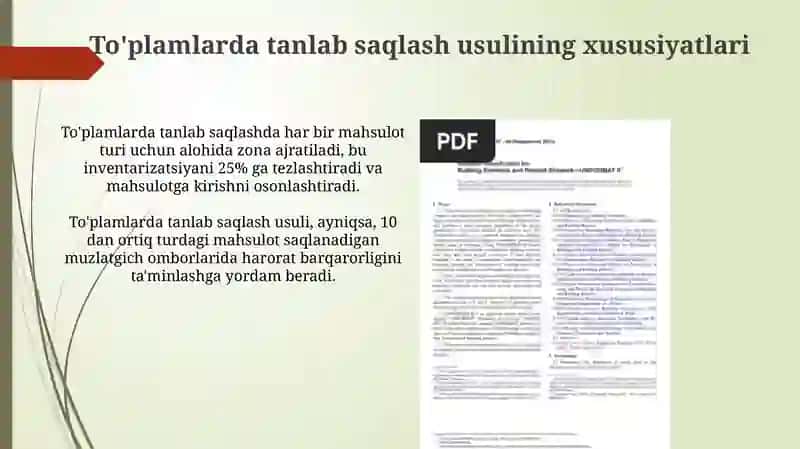 Tanlab saqlash usullari 4