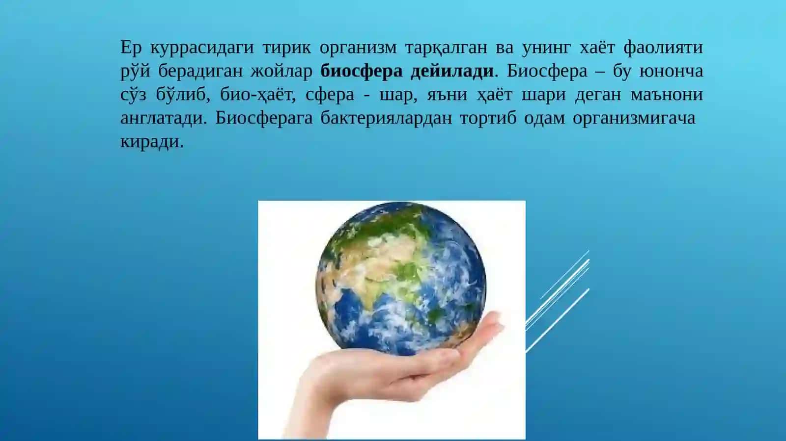 Биосфера ва унинг вазифалари 4