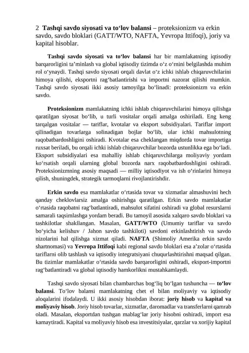 Xalqaro savdo nazariyalari 4