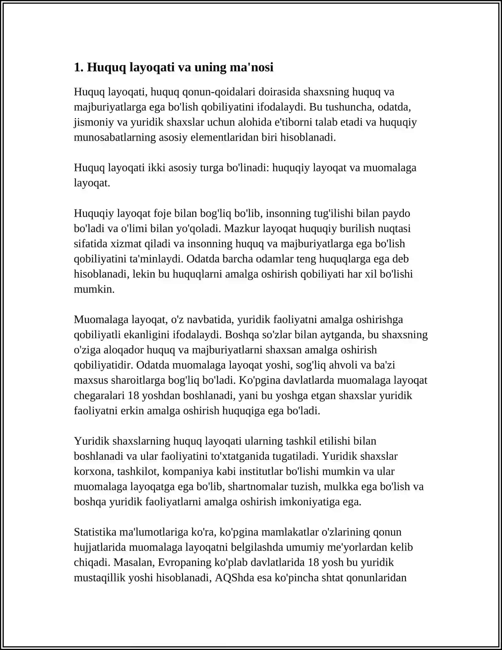 REFERAT "HUQUQ LAYOQATI" 4