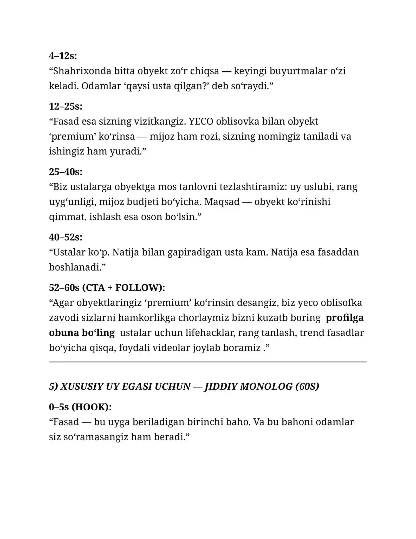 XUSUSIY UY EGASI UCHUN (PREMIUM HISSIYOT) 4