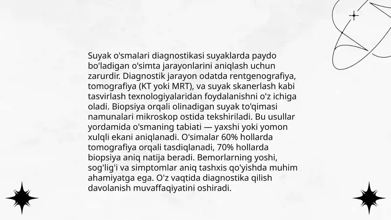 Suyak va bo’g’imlar o’smalari 4