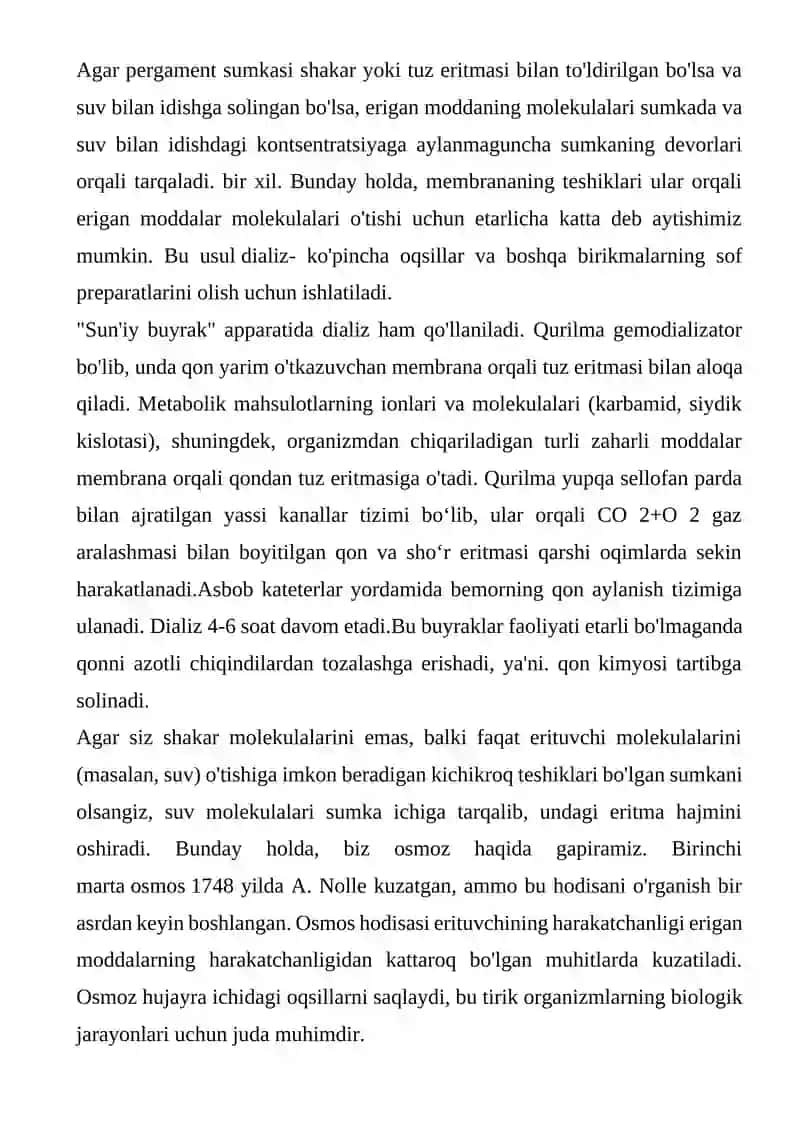Diffuziya hodisalari. 4