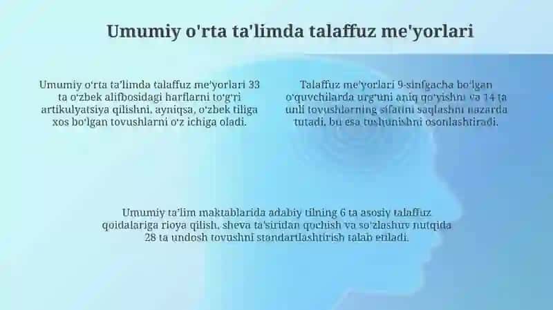 Talaffuz me'yorlarining mohiyati va ahamiyati 4