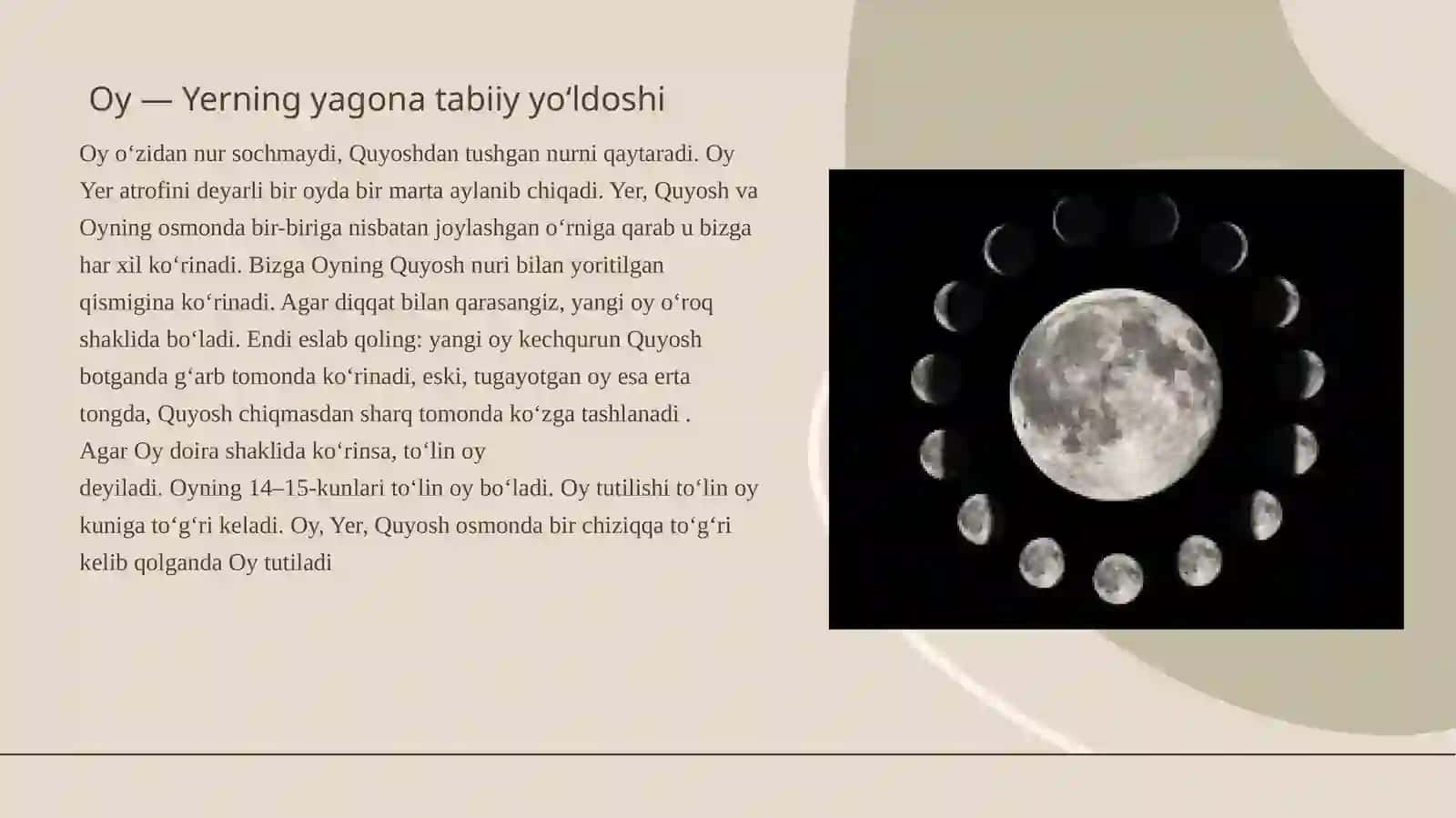 Quyosh , oy va yulduzlar 4