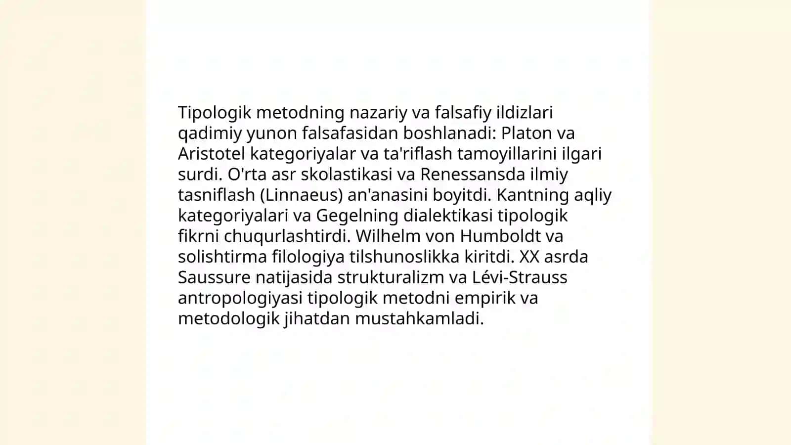 Tipologik metodning paydo boʻlishi va rivojlanishi 4
