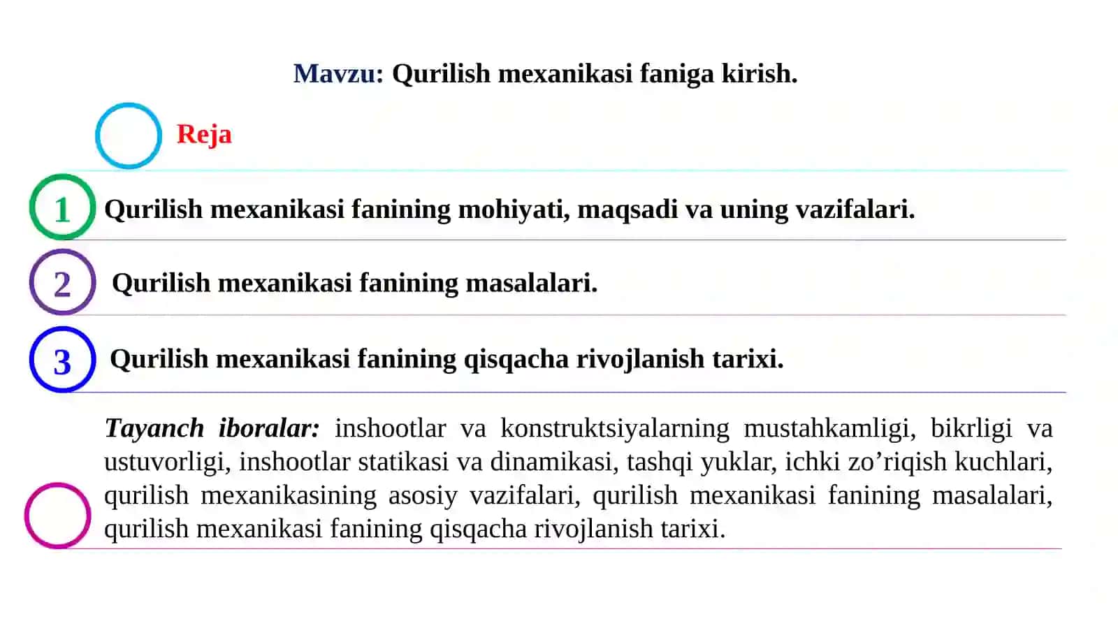 Qurilish mexanikasi 4