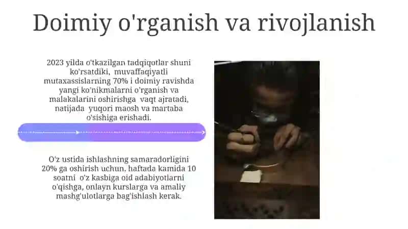 Hunarni Egallash Yo'llari 4