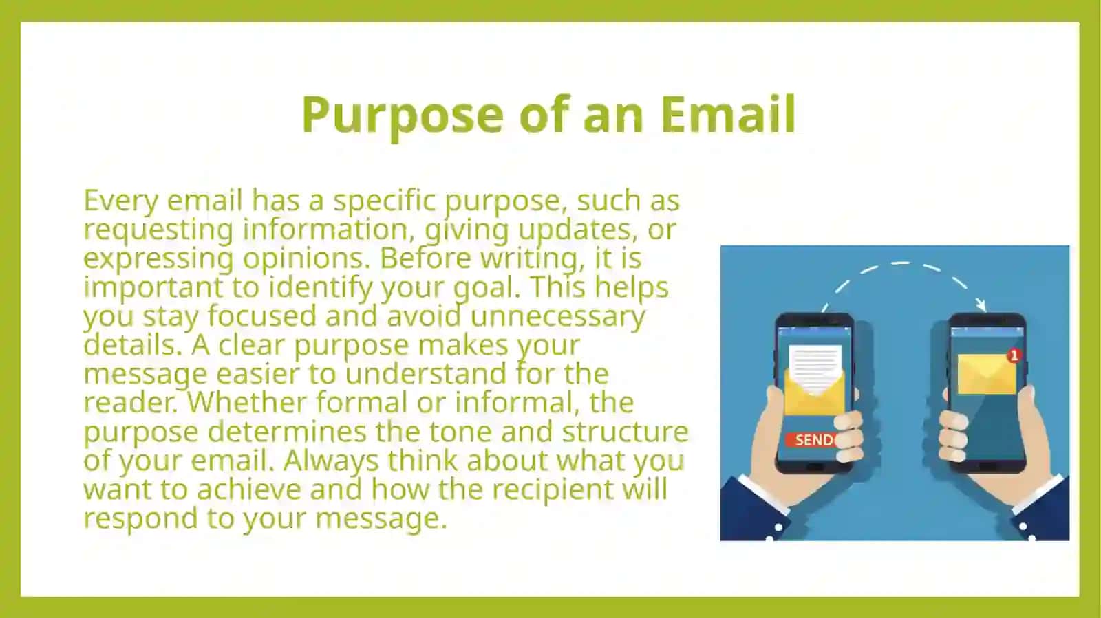 Writing an email 4