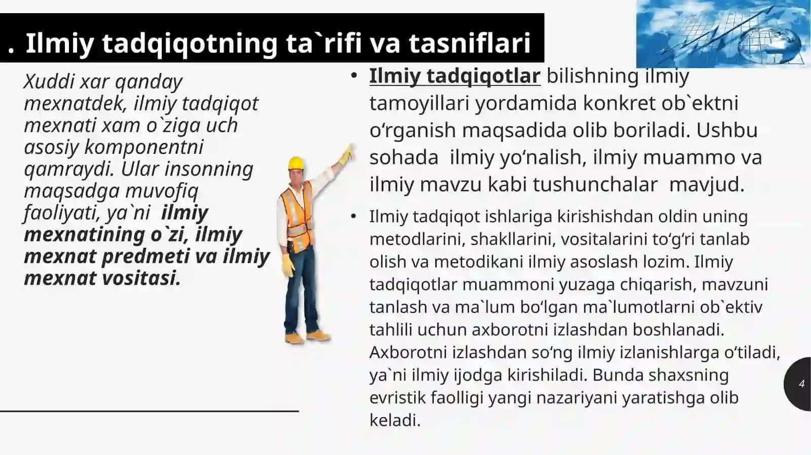ILMIY TADQIQОTNING TAVSIFI 4