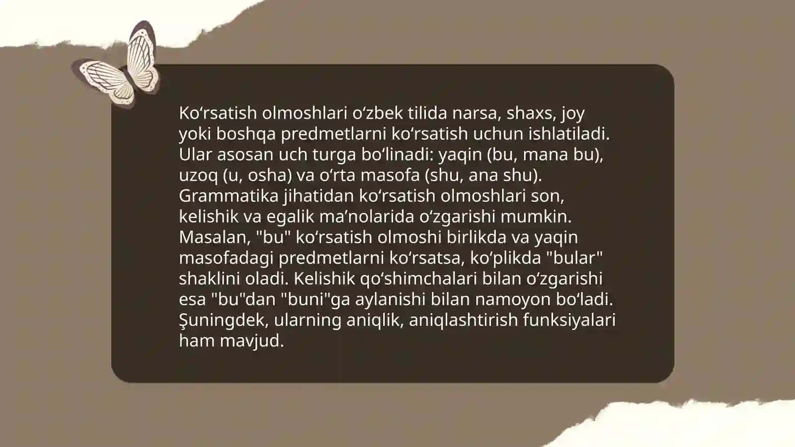 Arab tilida koʻrsatish olmoshlari 4