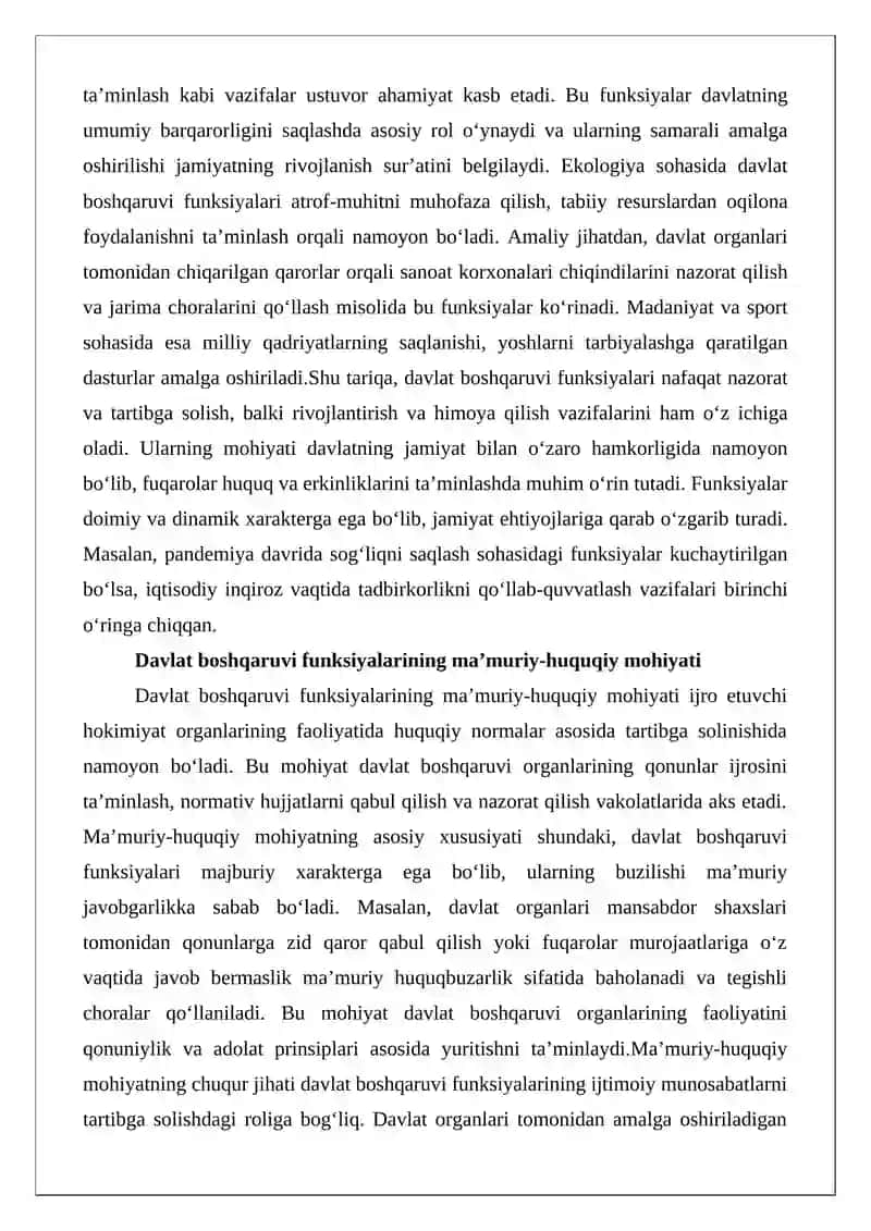 Davlat boshqaruvi funksiyalari 4