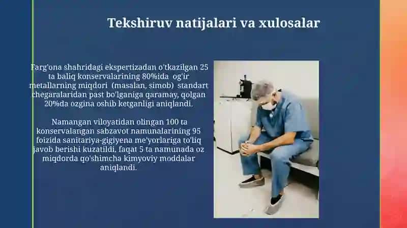 Konservalarning sanitariya-gigiyena tekshiruvi 4