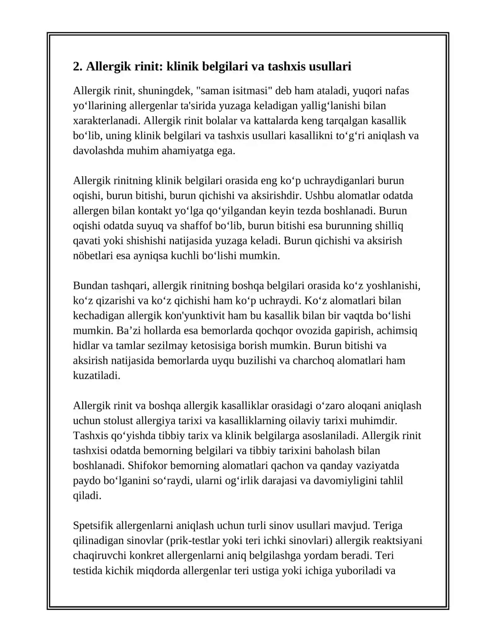 RESPIRATOR ALLERGOZ. ALLERGIK RINIT. ALLERGIK DERMATIT 4
