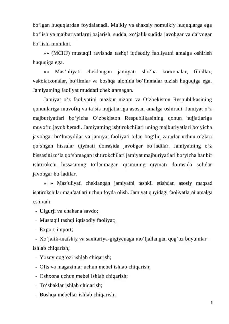 korxona amaliyot hisoboti 4