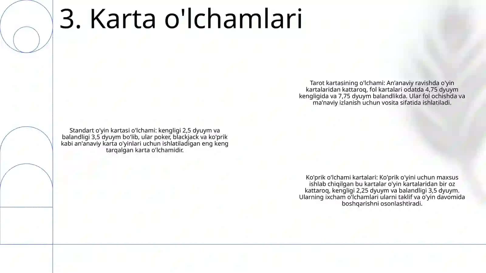 Kartalar Klassifikatsiyasi 4