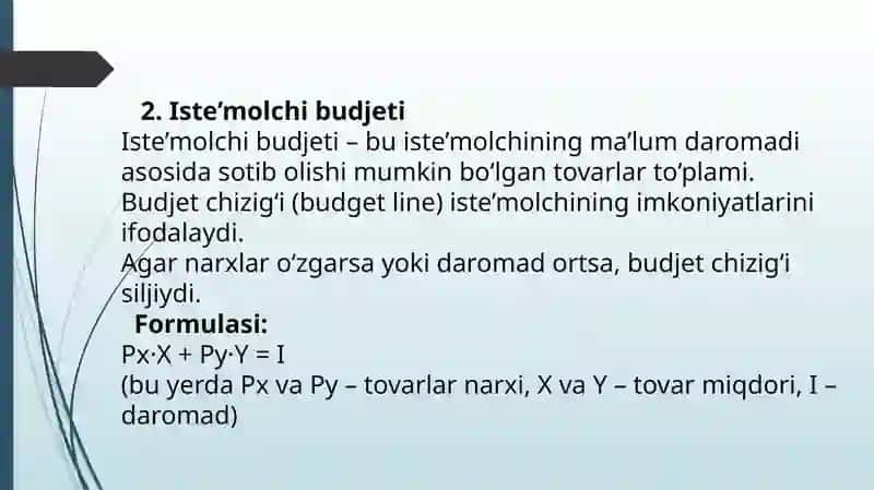 Iste’molchilar xulqi nazariyasi 4