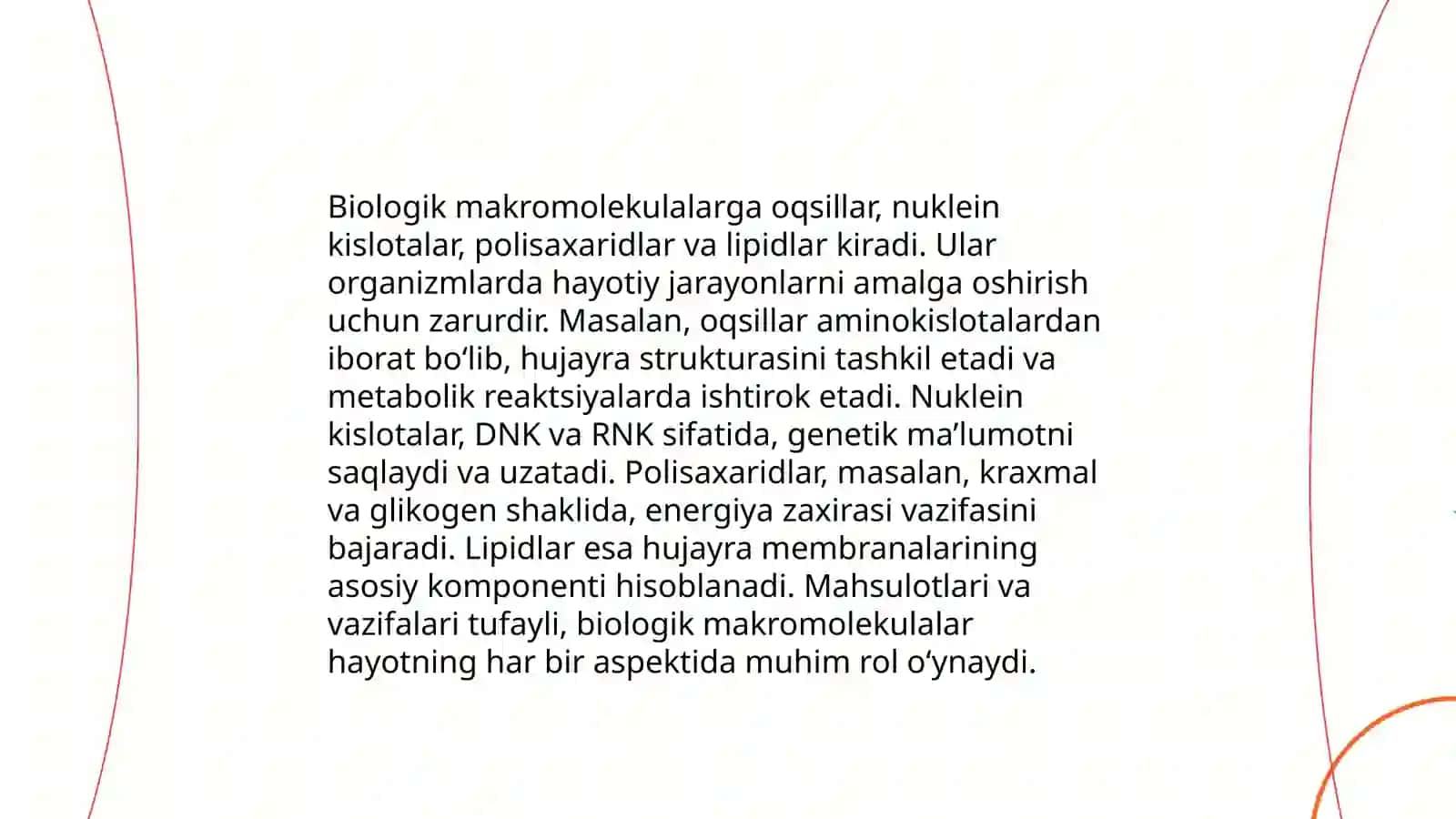 Tiriklikning molekular asoslari 4