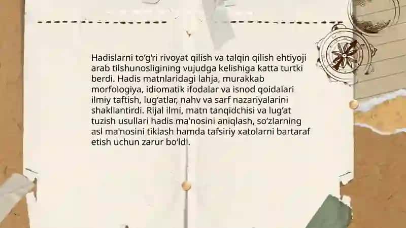 Arab tilshunosligining vujudga kelish sabablari 4
