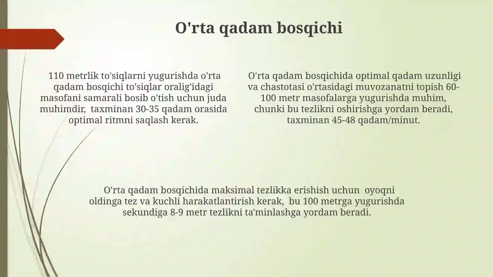 Gʻovlar osha yugirish metodikasi 4