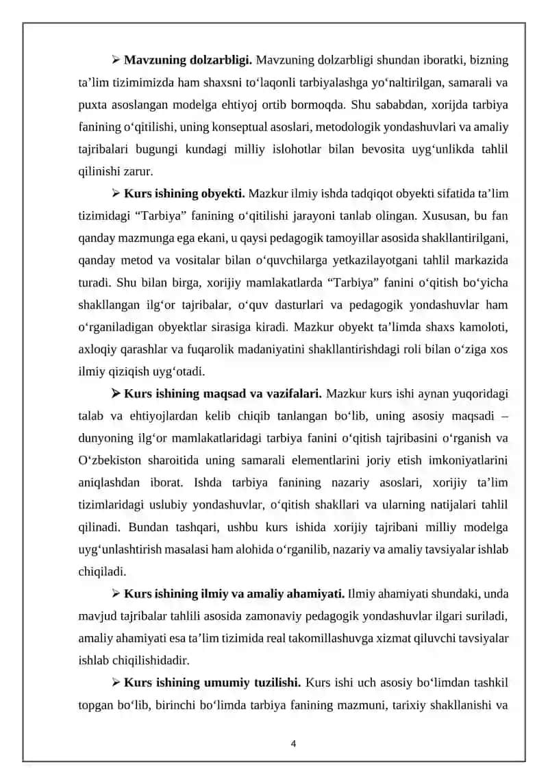 XORIJIY MAMLAKATLARDA TARBIYA FANINI O’QITISH 4