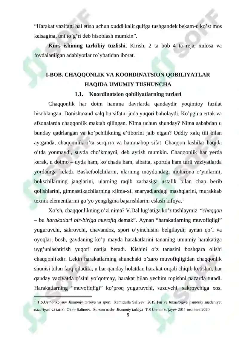 Jismoniy tarbiya nazariyasi va metodikasi 5