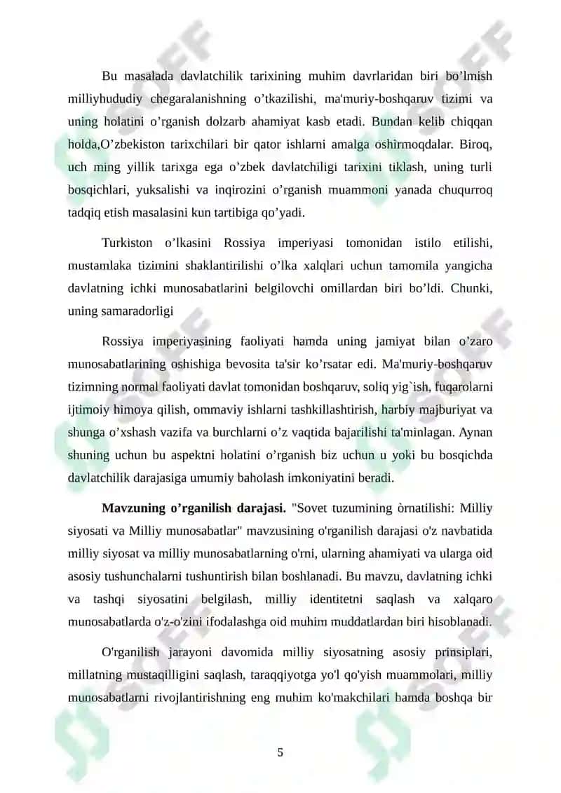 O‘zbekistonda sanoatlashtirish siyosati va uning mustamlakachilik mohiyati 5