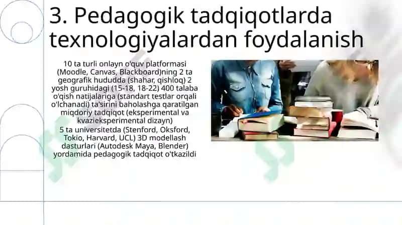 Pedagogika fanining ilmiy tadqiqot metodlari 5