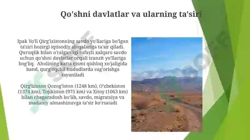 Qirg'izistonning sanoat manzarasi 5