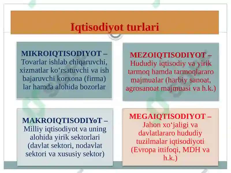 IQTISODIYOT NAZARIYASI 5