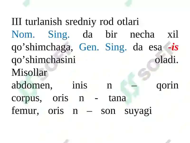 Otlarning III – turlanishi 5