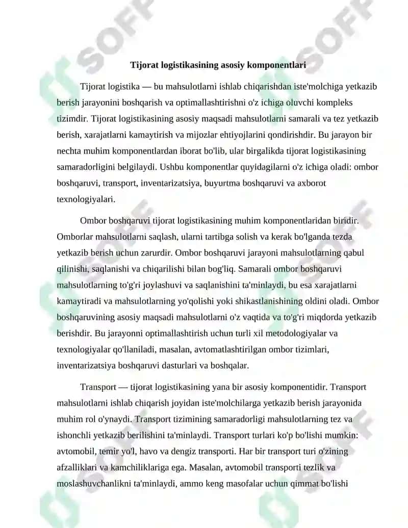 Tijorat logistika 5