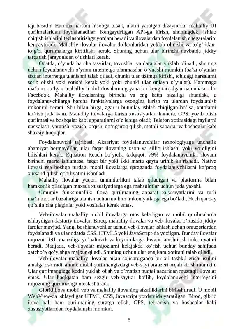 Gul do'koni kurs ishi Dasturi bilan birga 5