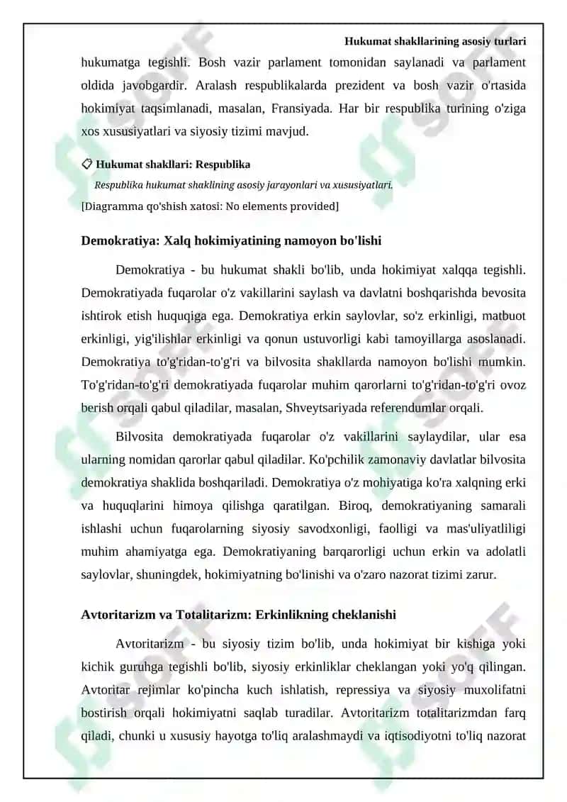 Hukumat Shakllari 5