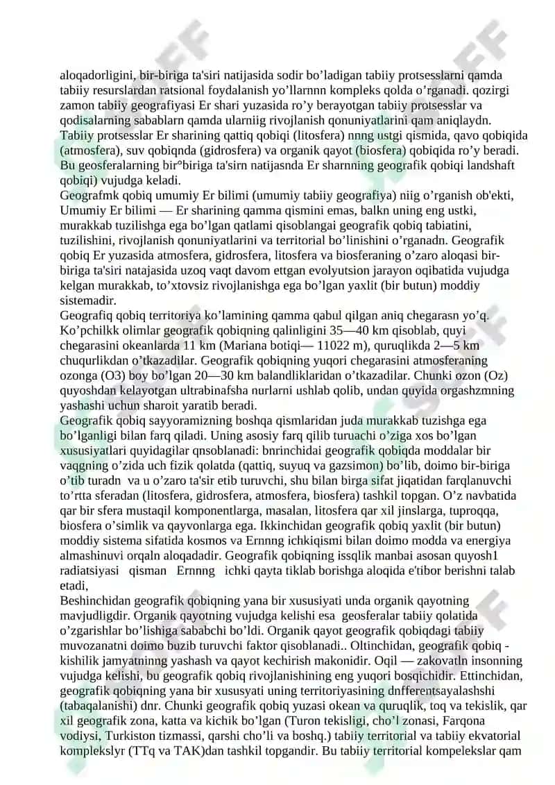 YORDAMChI MAKTABDA GЕOGRAFIYA O’QITISh MЕTODIKASI 5