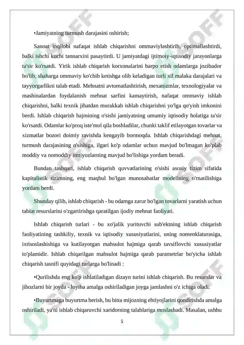 Ishlab chiqarish omillarining iqtisodiy mohiyati 5
